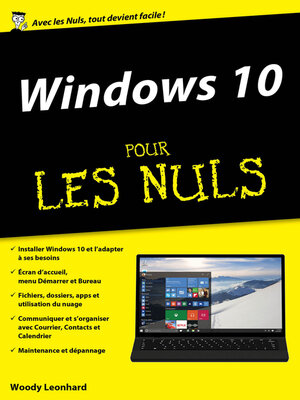 cover image of Windows 10 pour les Nuls mégapoche